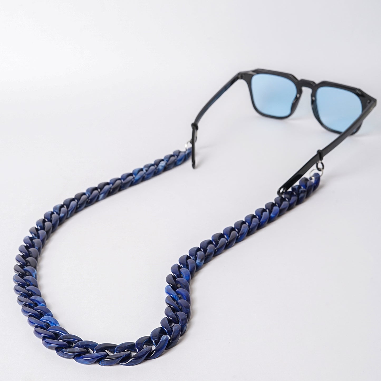 Acrylic Chain Dark Blue