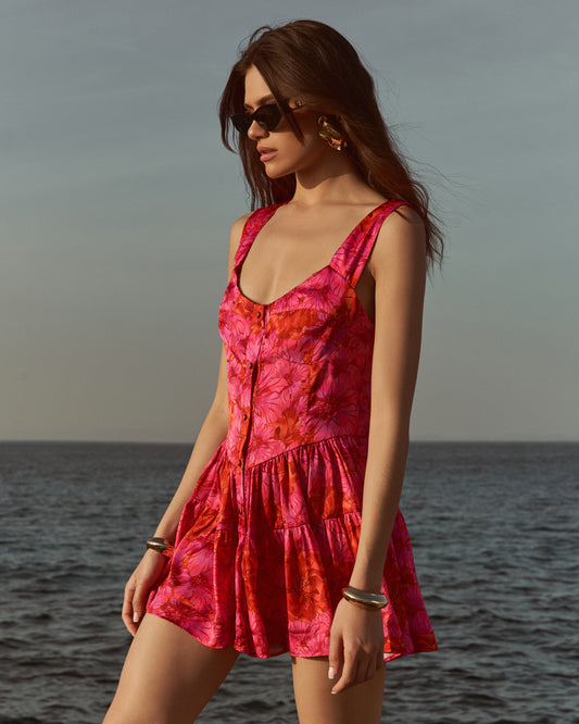 GWYNETH SATIN PLAYSUIT