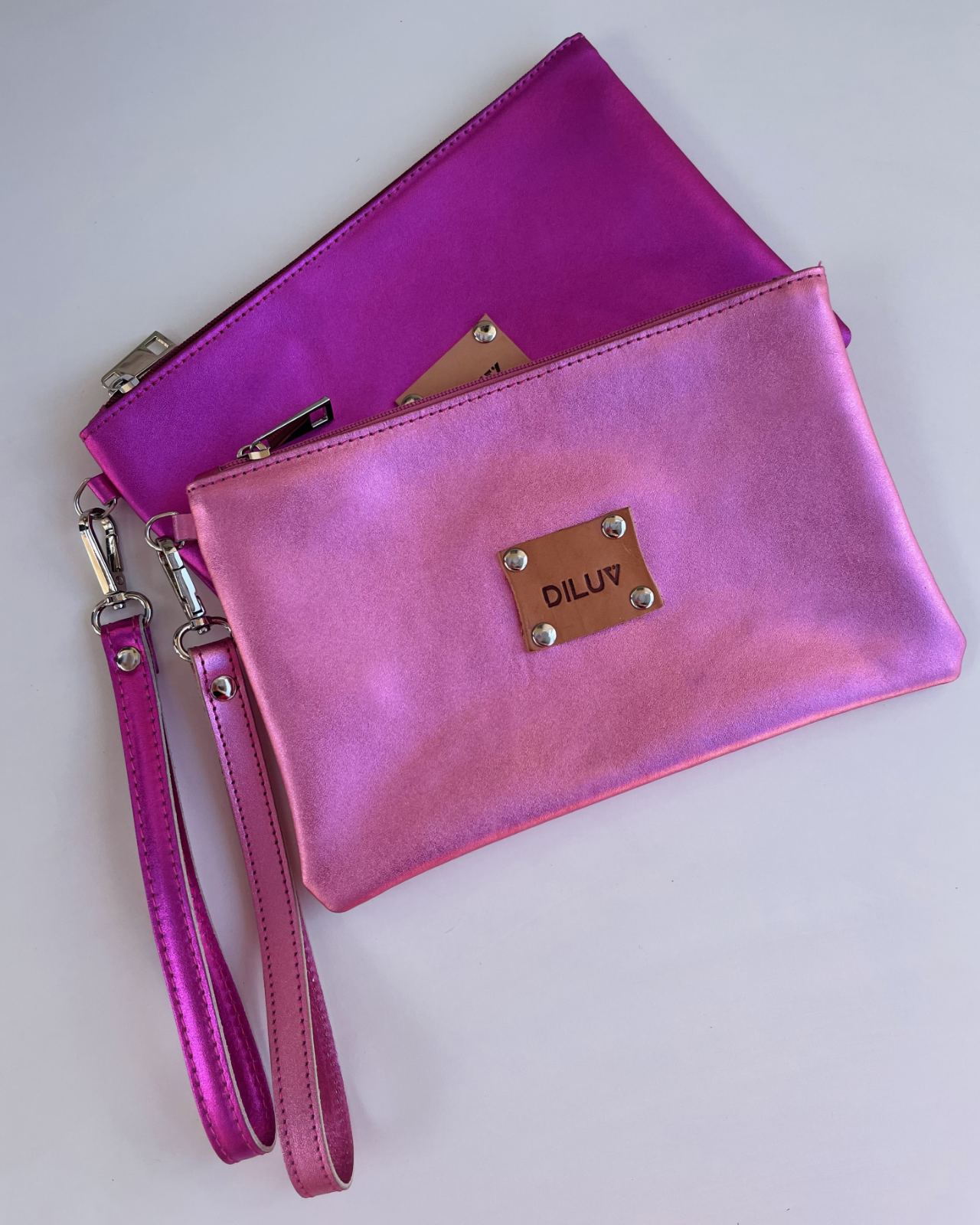 Fuchsia Metalize Handbag