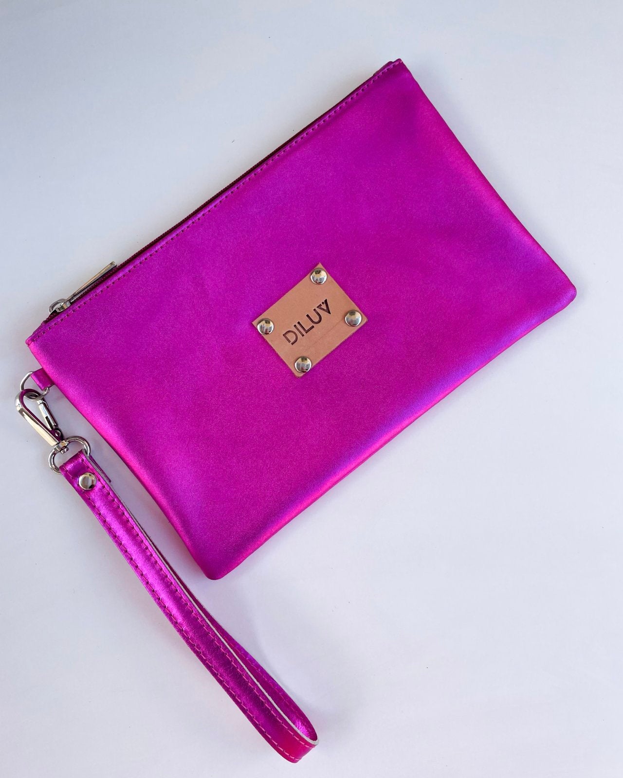 Fuchsia Metalize Handbag