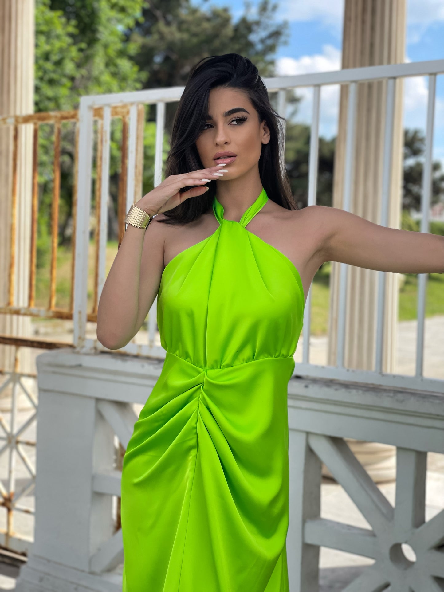 Paolita Dress (Lime)