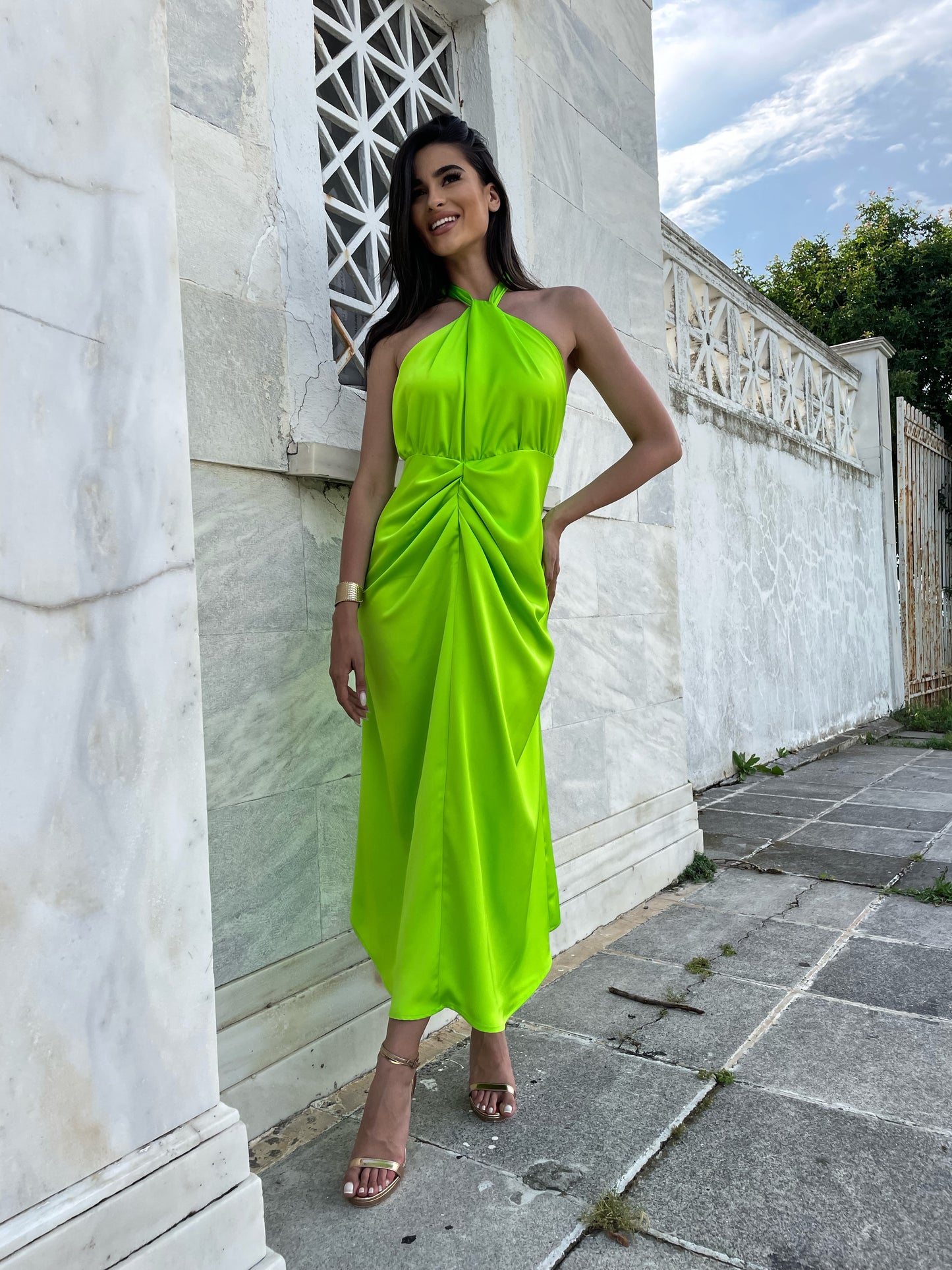 Paolita Dress (Lime)