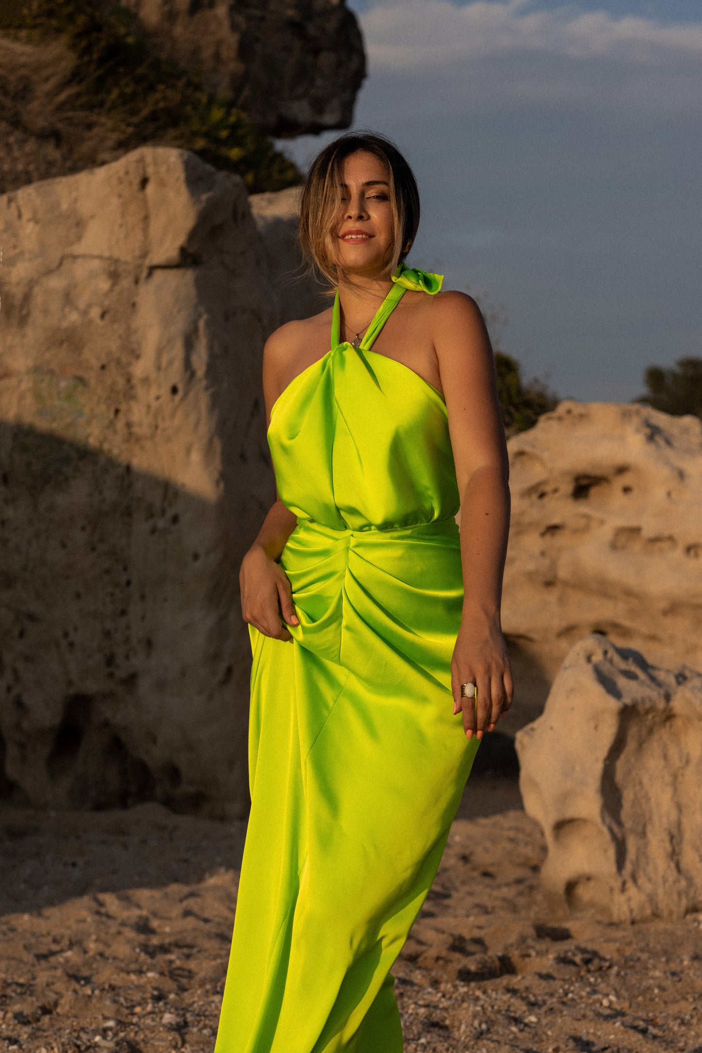 Paolita Dress (Lime)