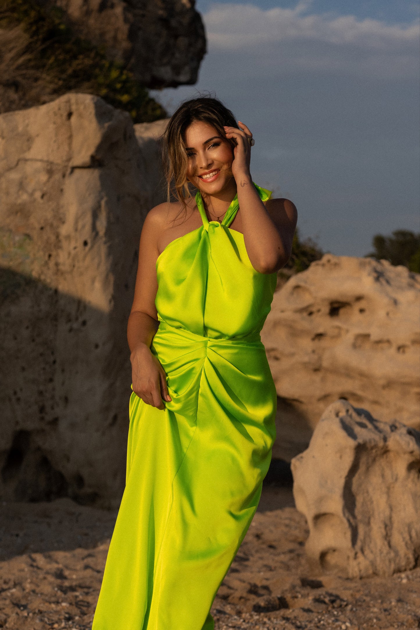 Paolita Dress (Lime)