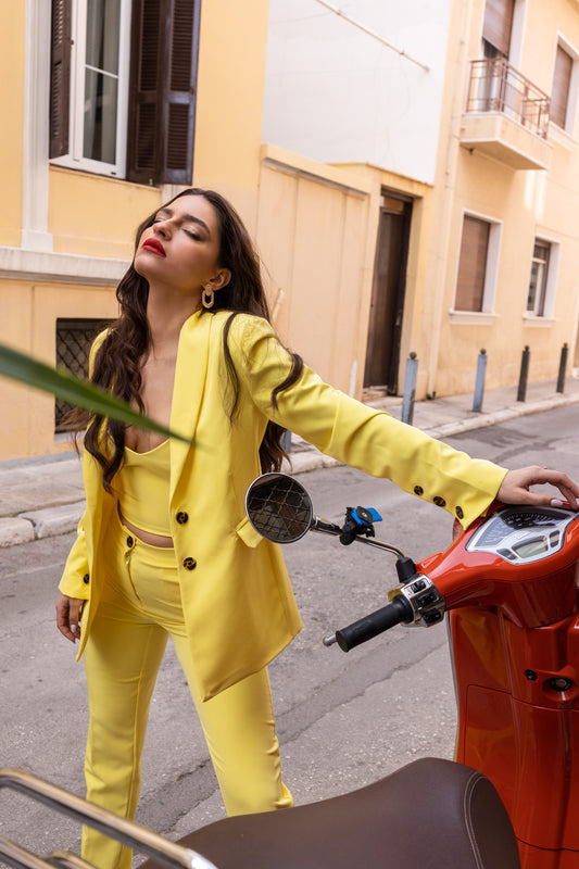 IRINA YELLOW BLAZER