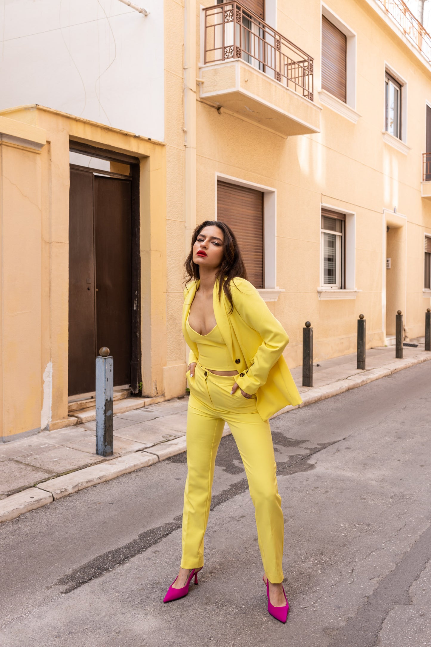 IRINA YELLOW BLAZER