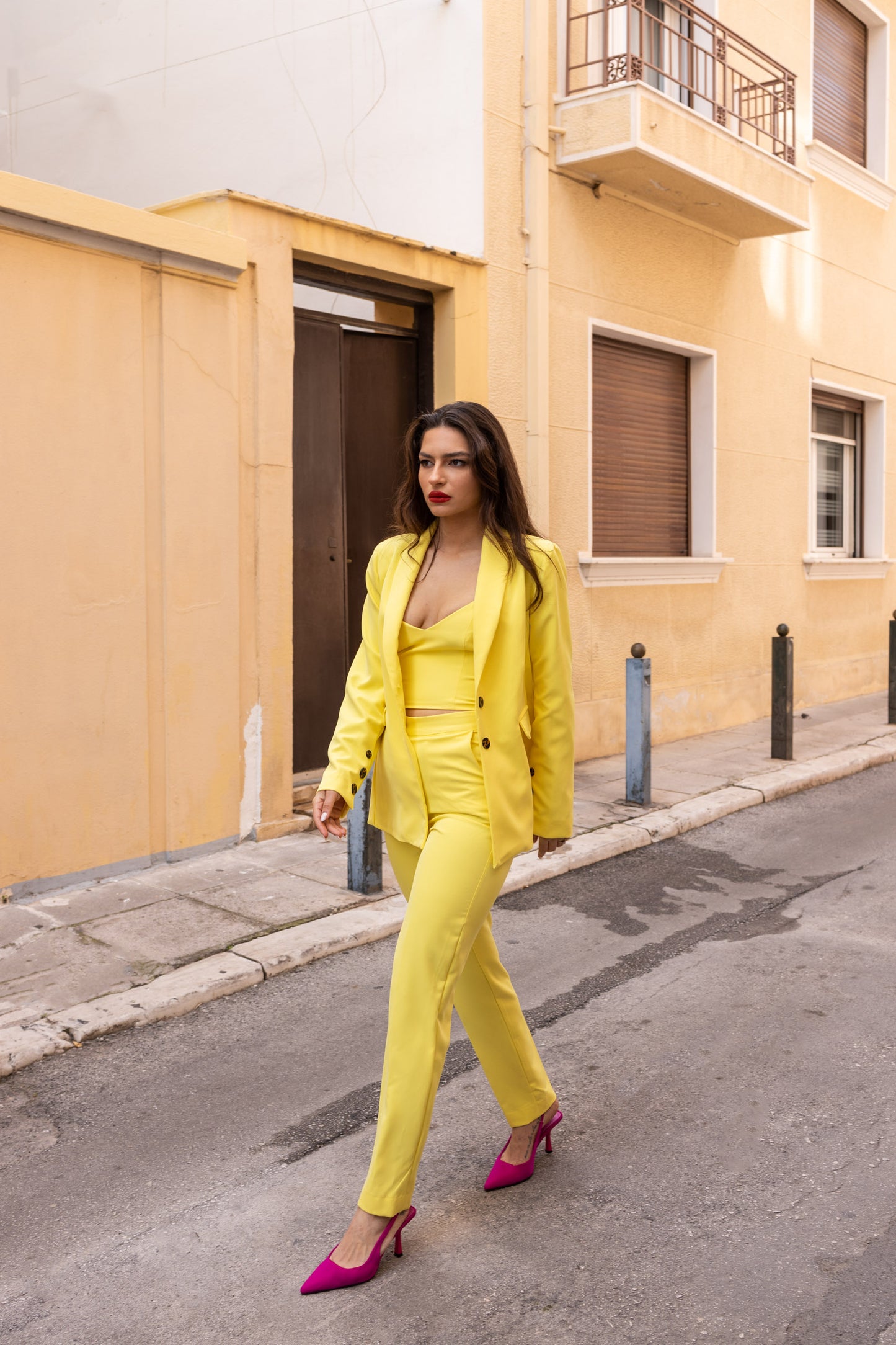 IRINA YELLOW BLAZER