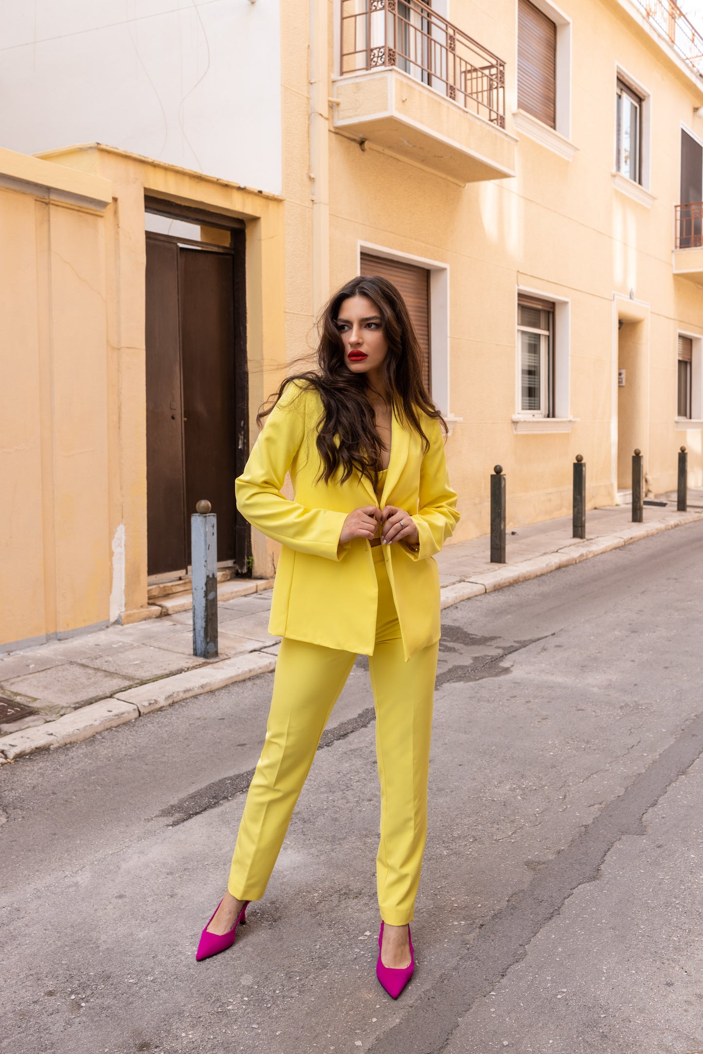 IRINA YELLOW BLAZER