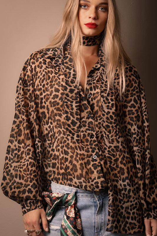 SERENA (LEOPARD) SHIRT