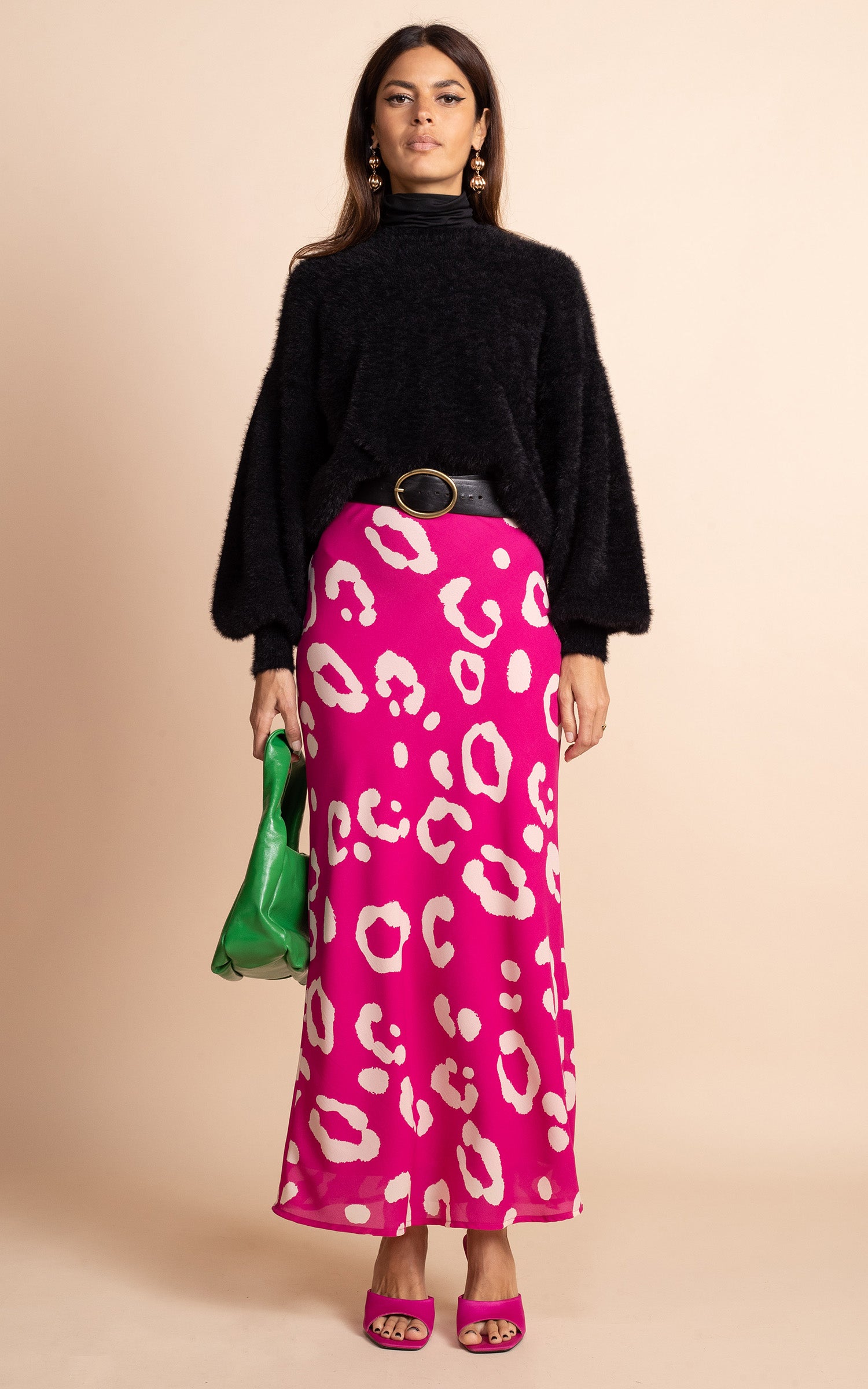 Dancing leopard maxi clearance skirt