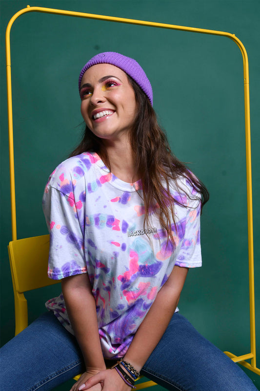 Unisex T-shirt tie dye πολύχρωμη