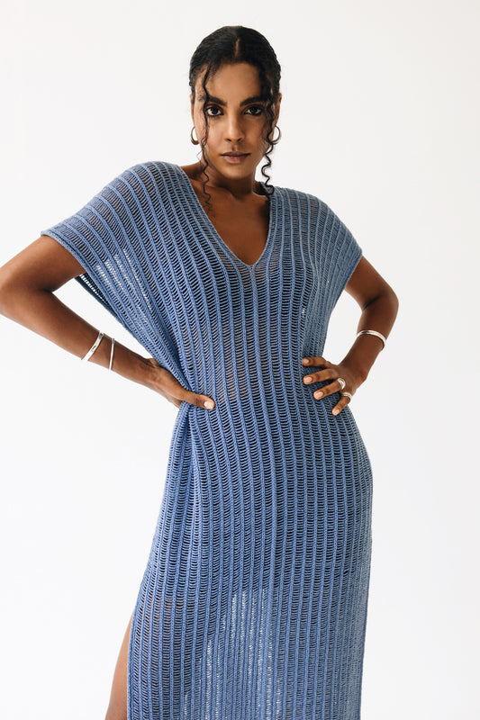 Astypalaia resort knit Raf dress