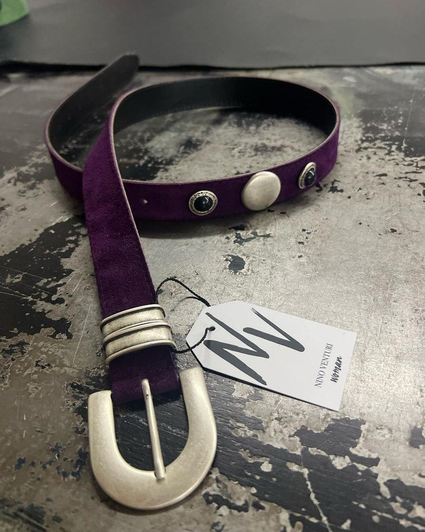 Lover Leather Belt (PURPLE)