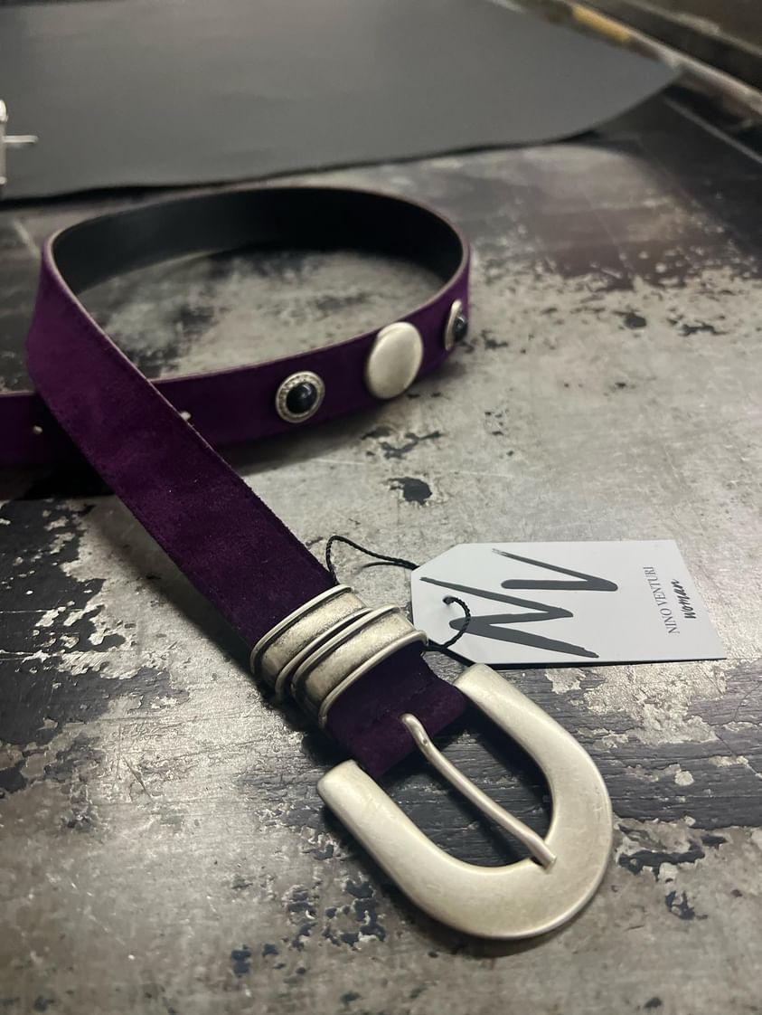 Lover Leather Belt (PURPLE)