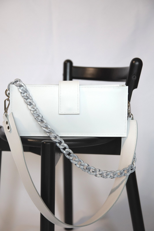 Heaven leather bag (white)